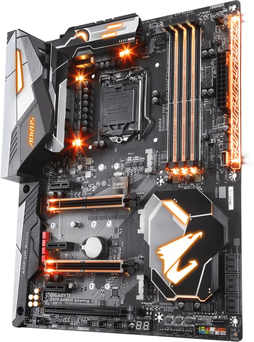 Gigabyte Z370 AORUS Gaming 5 LGA 1151 (Socket H4) ATX moederbord