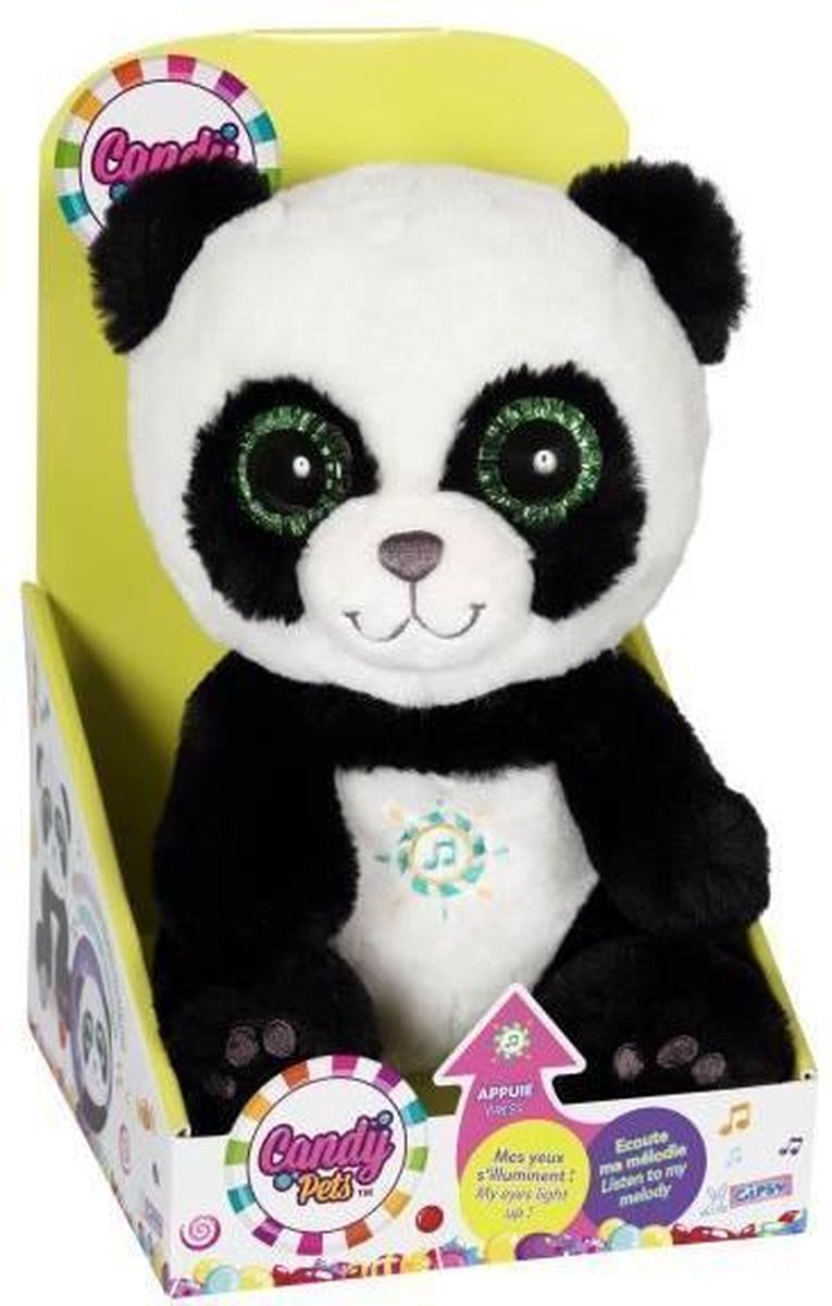 CANDY PETS Pluche Bright en Sound Panda