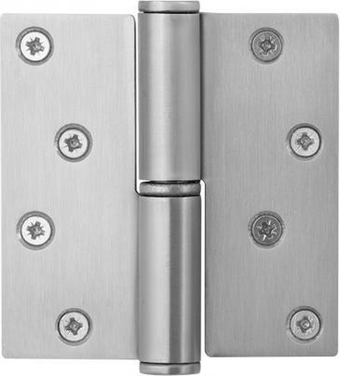 GPF paumel H-LINE 90x90mm inox din links (rechte hoek)