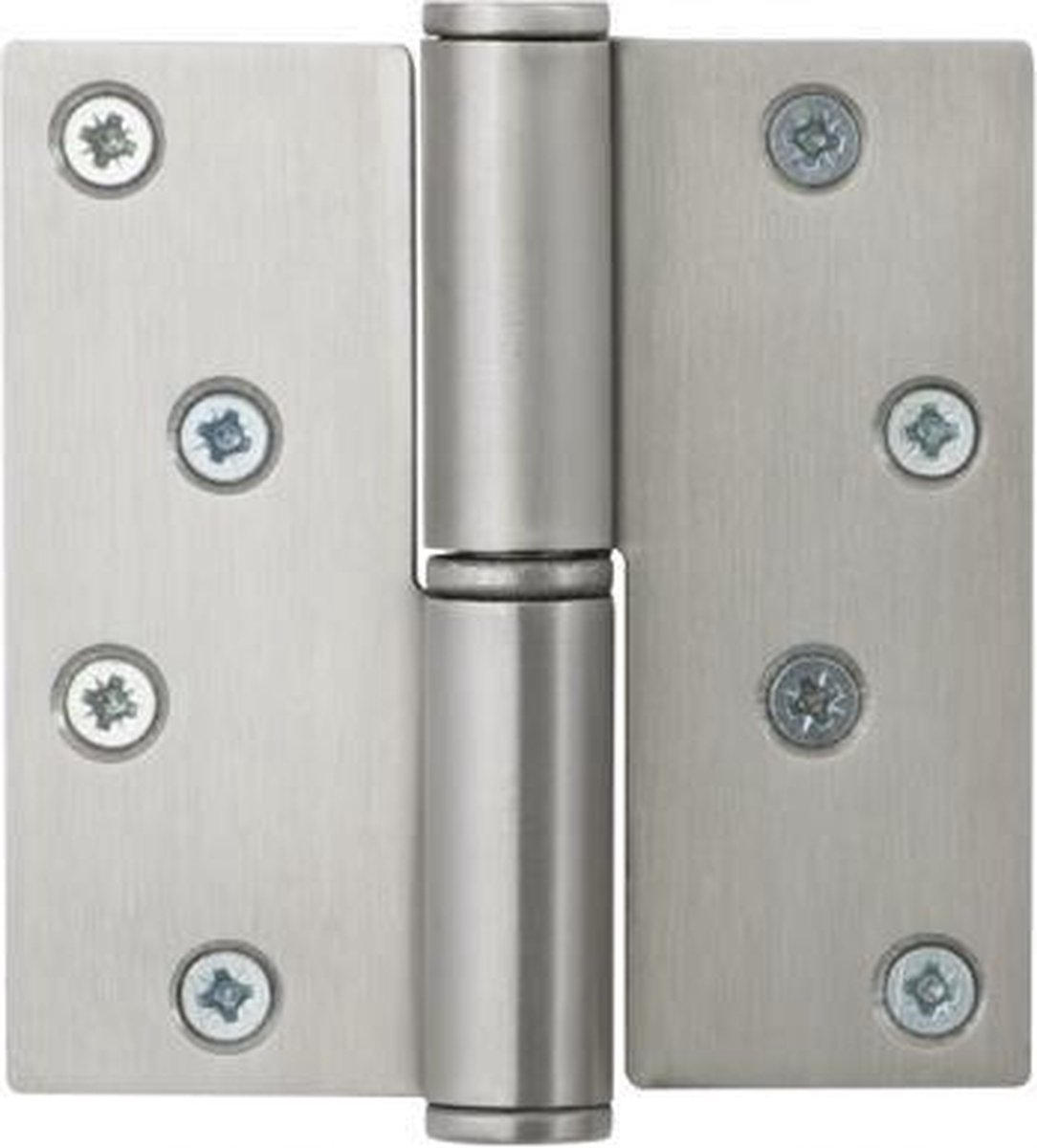 GPF paumel H-LINE 90x90mm inox din rechts (rechte hoek)