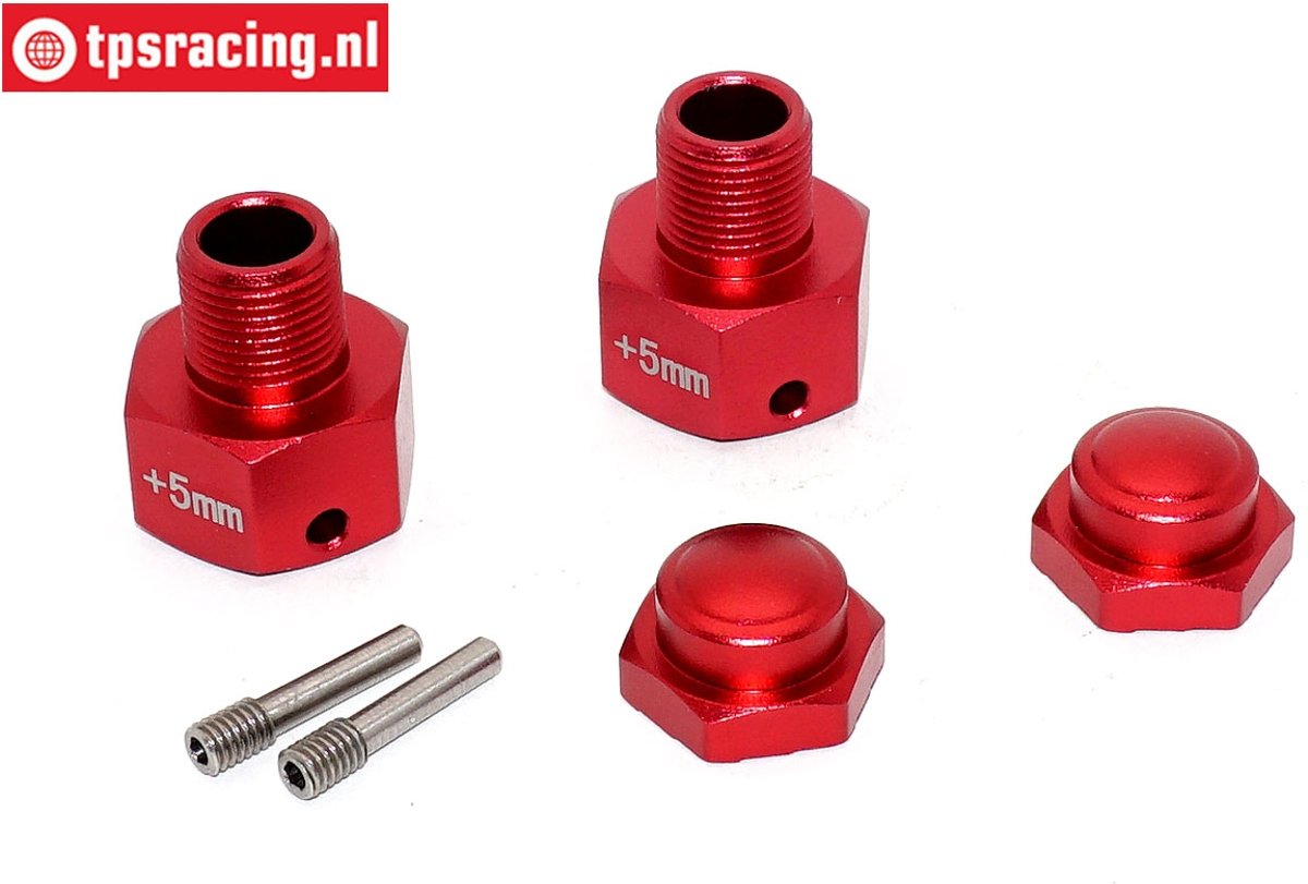 SB010/05-R Spoor verbreding Super Baja Rey Rood, Set