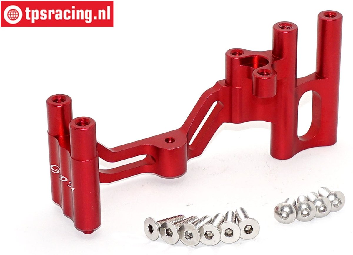 SB024-R Stuur servo houder Super Baja Rey Rood, 1 st.