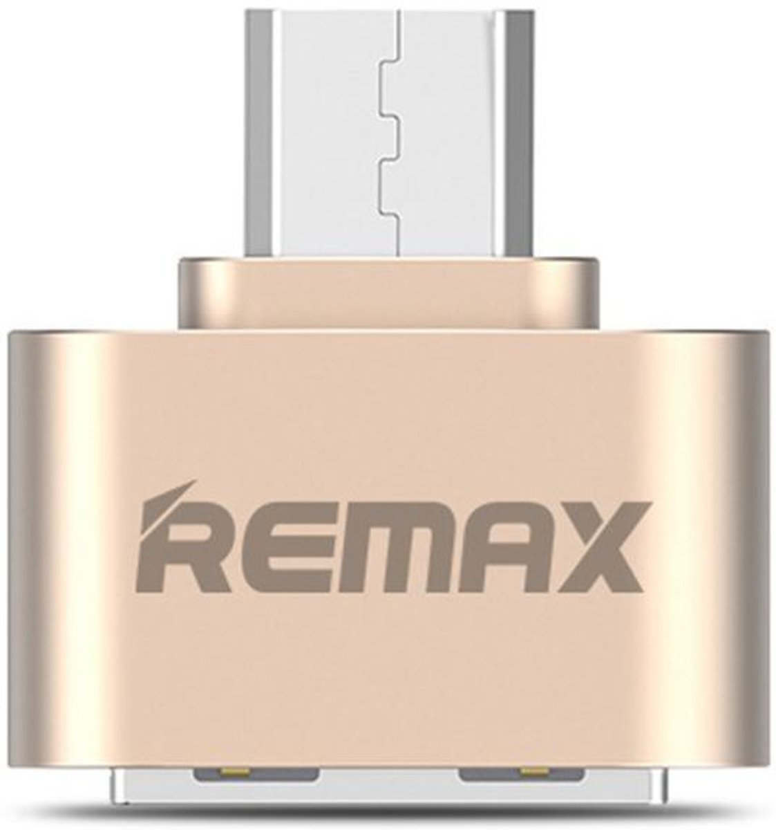 REMAX Micro-USB OTG Adapter Goud