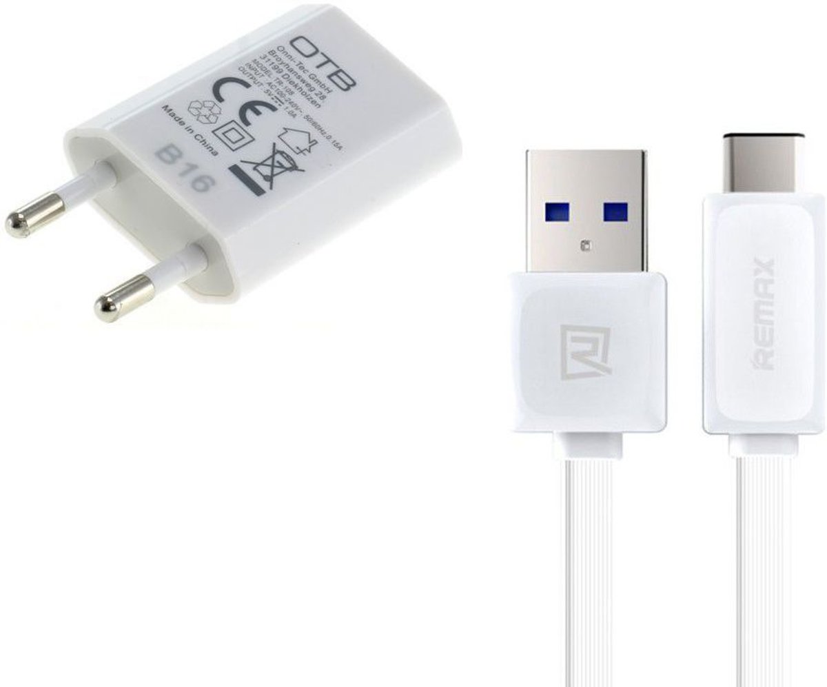 Remax USB-C Kabel met OTB lader