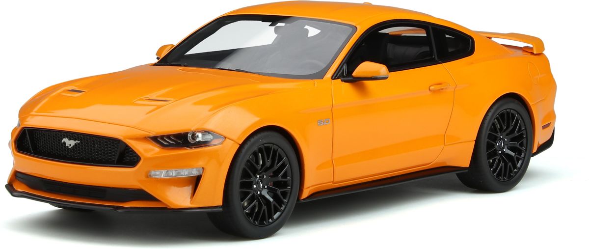 Ford Mustang 2019 - Fury Orange - GT Spirit modelauto 1:18