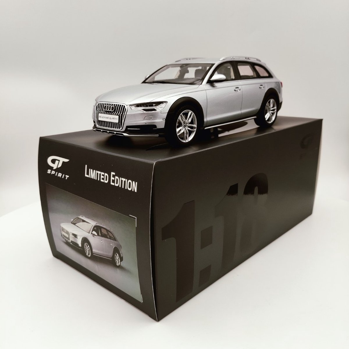 GT Spirit  Audi A6 (C7) Avant Allroad Quattro Floret Zilver 1:18