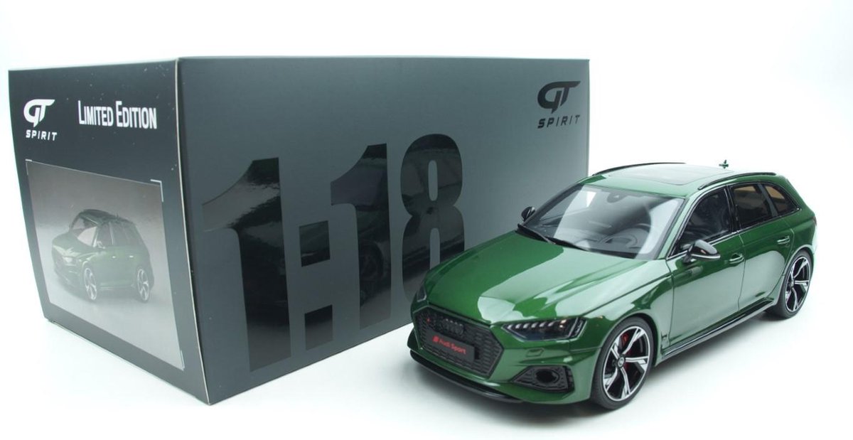 GT Spirit Audi ABT RS4 Avant 2020 Sonoma Groen 1:18