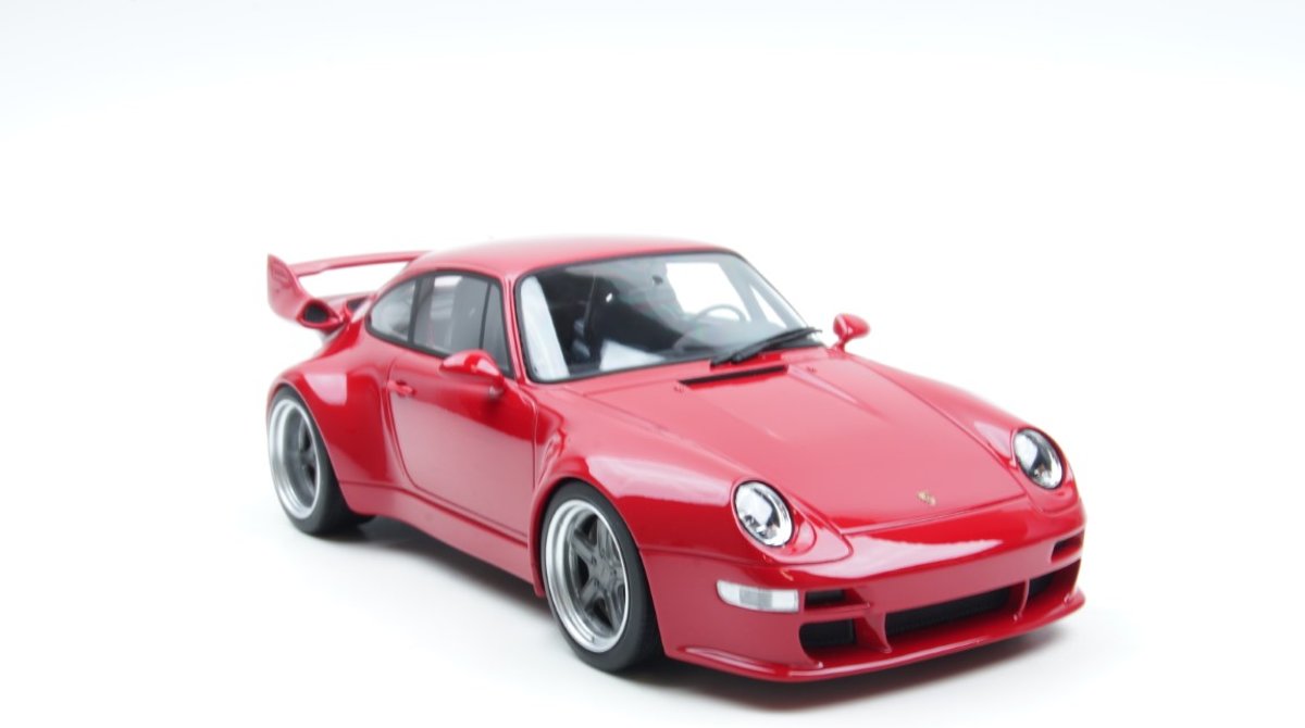 GT Spirit Gunther Werks 993 400R 2018 Carmin Rood 1:18