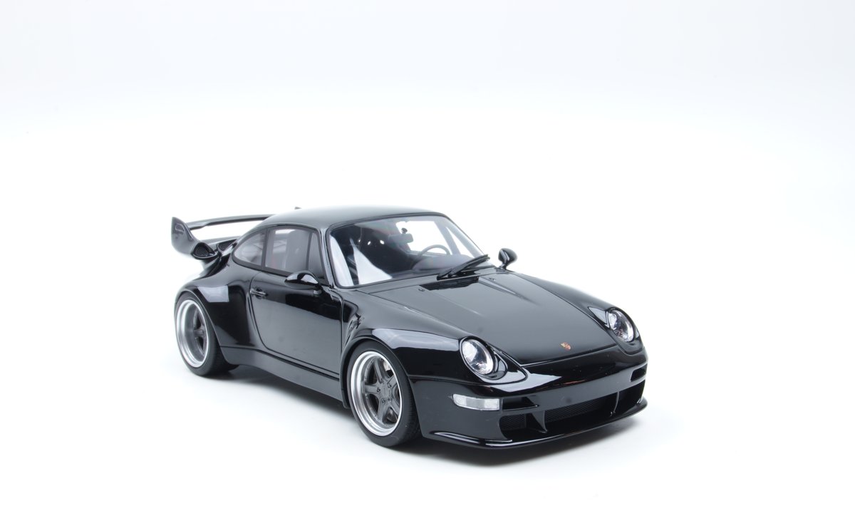 GT Spirit Gunther Werks 993 400R 2018 Zwart 1:18