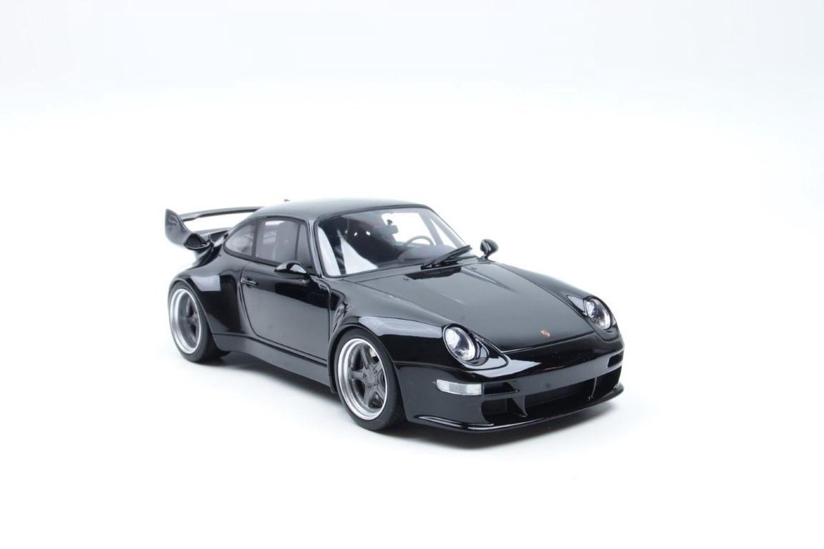 GT Spirit Gunther Werks 993 400R 2018 Zwart 1:18 Asia Special Edition - Nieuw