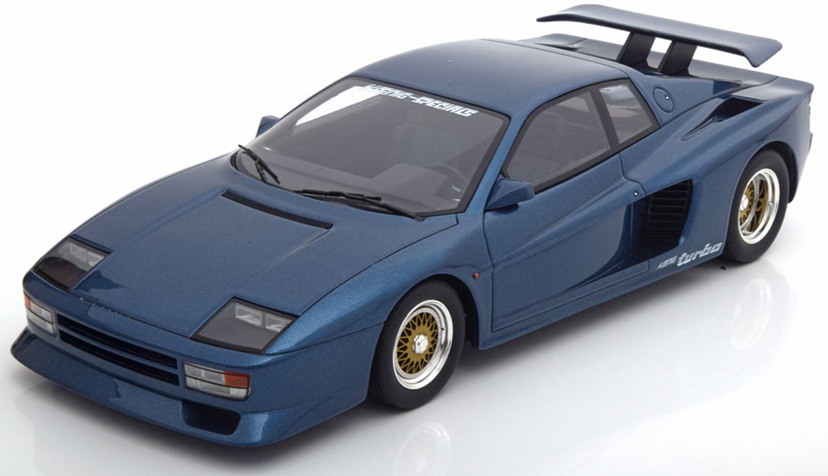 GT Spirit Koenig Testa Bi-turbo Blauw 1:18 Resin Model