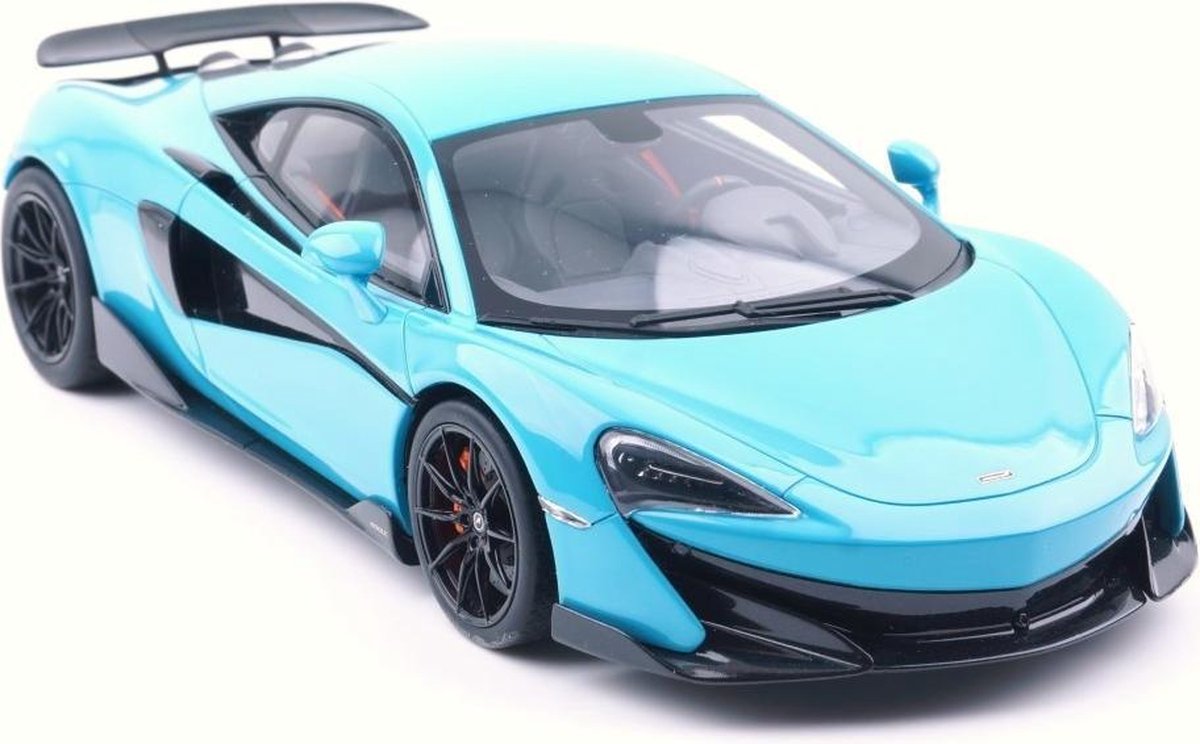 GT Spirit McLaren 600 LT 2018 Curacao Blauw 1:18