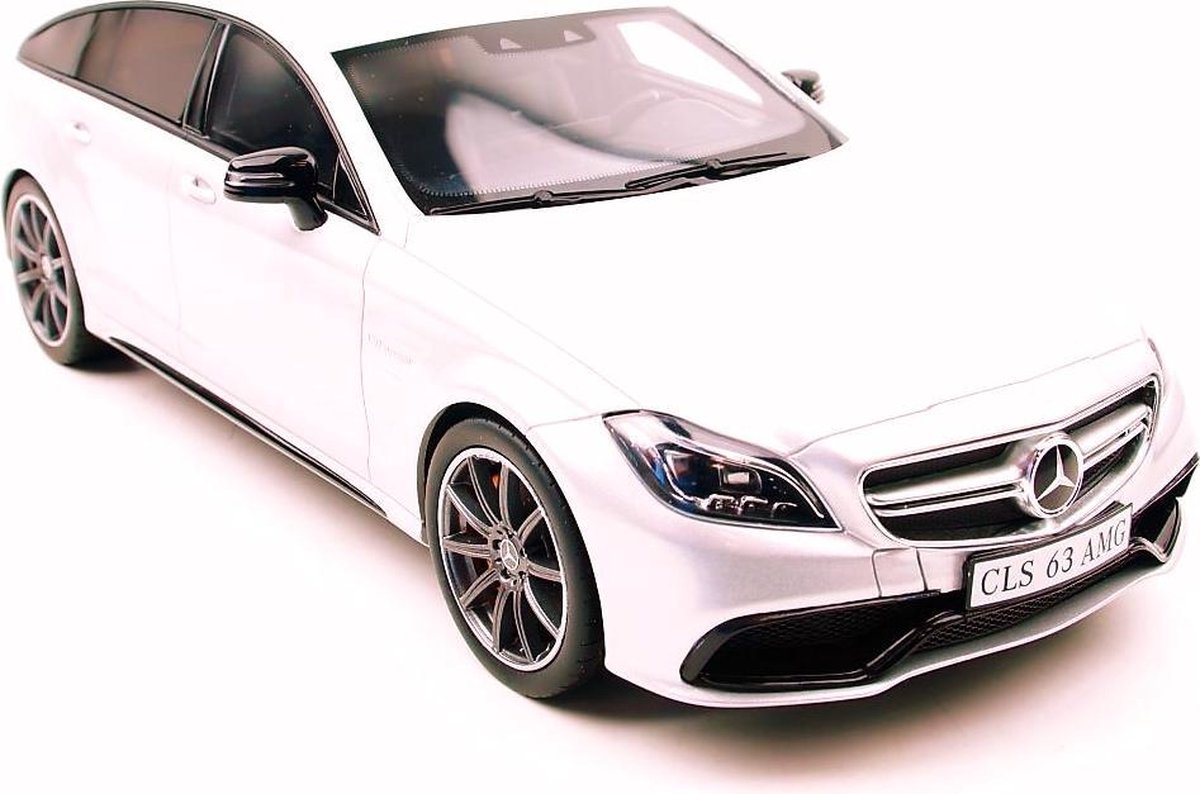 GT Spirit Mercedes-Benz CLS 63 AMG Shooting Brake Zilver 1:18