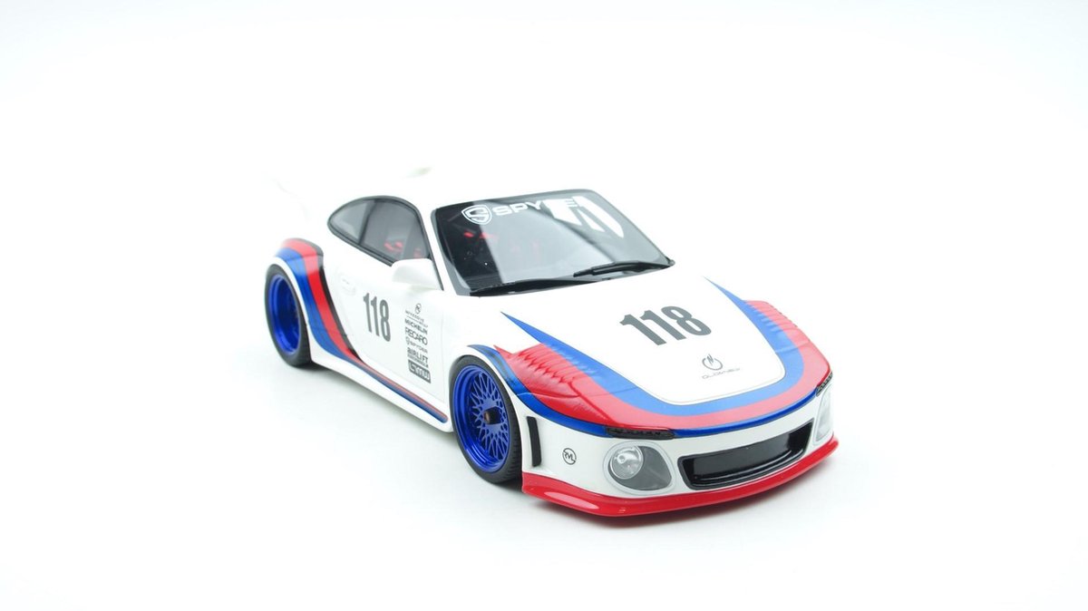 GT Spirit Porsche 911 (997) Old & New body kit 2018 Wit 1:18