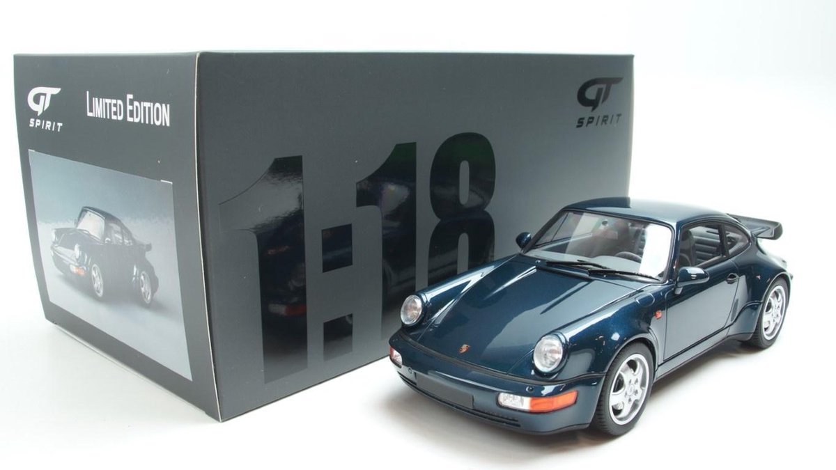 GT Spirit Porsche 911 964 3. 3 Turbo 1991 Amazon Groen 1:18