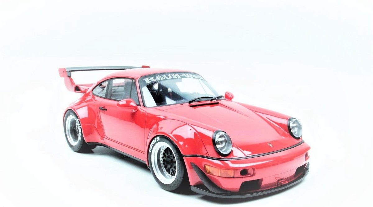 GT Spirit Porsche 993 RWB Rood 1:12 Asia Special Edition - Nieuw