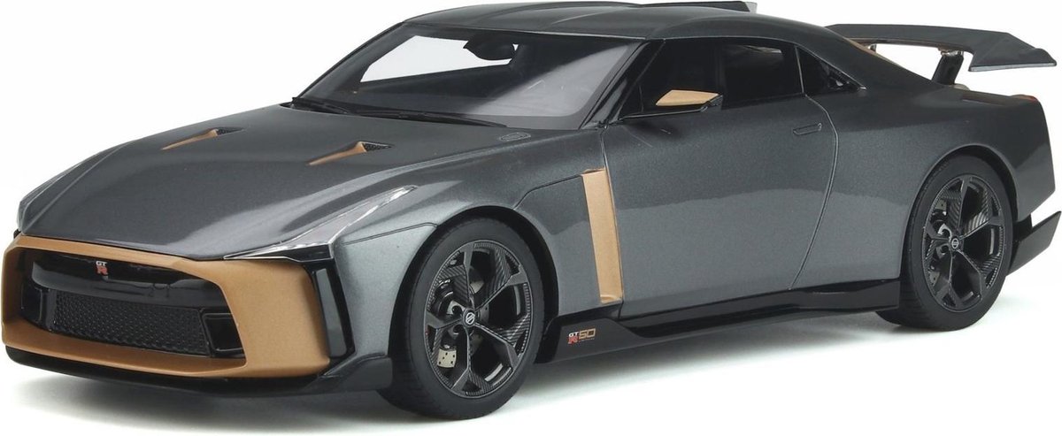 Gt Spirit Nissan GT-R 50 ItalDesign 2018 Liquid Kinetic Grijs 1:18