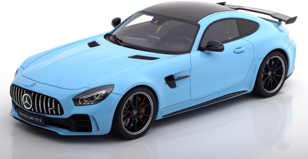 Mercedes-Benz AMG GT R 2018 Lichtblauw 1-18 GT Spirit Limited 999 Pieces