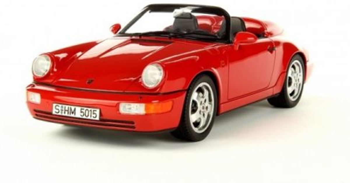 Porsche 911 ( 964 ) Speedster Rood 1-18 GT Spirit Limited 911 Pieces