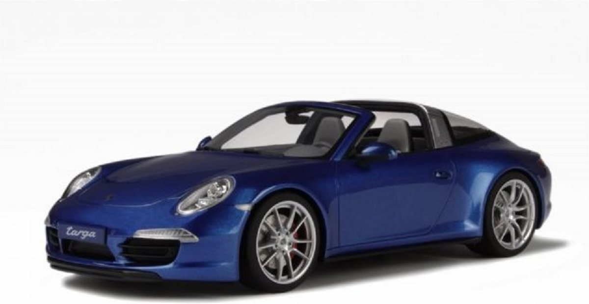 Porsche 911 (991) Targa 4S Blauw GT-spirit 1/18 Limited 1500 Pieces