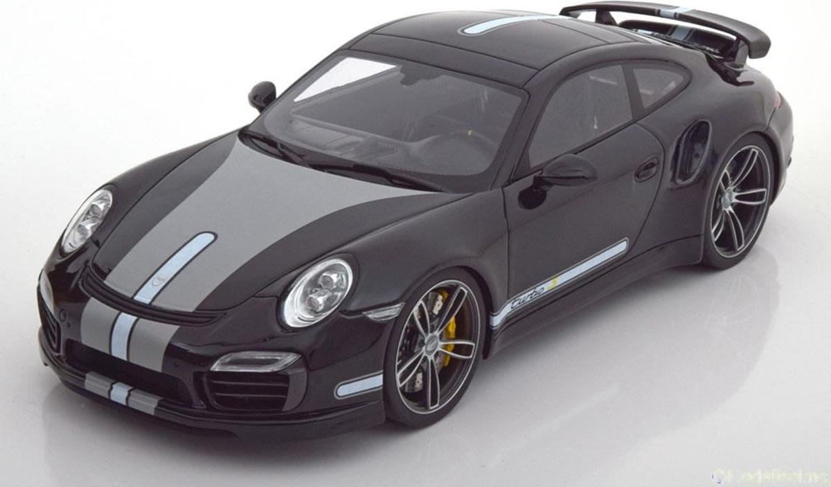 Porsche 911 Turbo S ( 991 ) Techart 2013 Zwart 1-18 GT Spirit Limited 504 Pieces