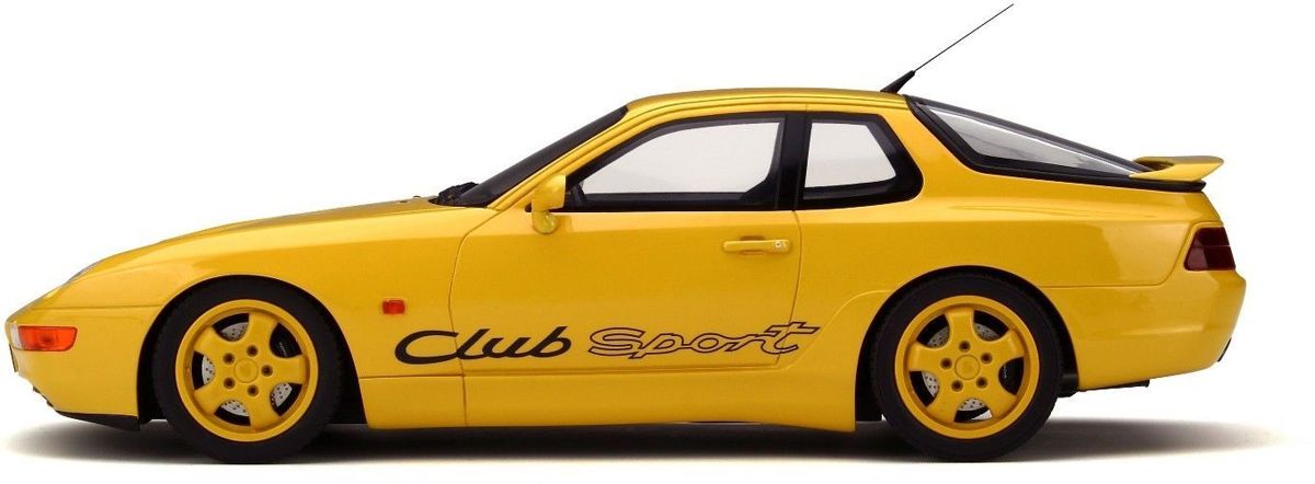 Porsche 968 Club Sport. 1993 Geel 1-18 GT Spirit Limited 1250 Pieces