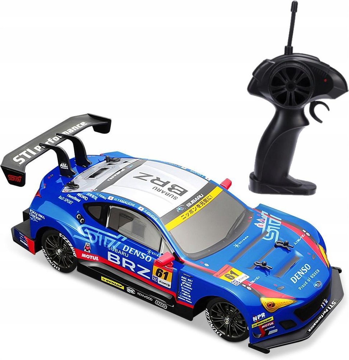 GTR RC Radiografisch Bestuurbare Auto - RC Auto - Schaal 1:16 - 30km/h - 4WD Drift Racing - 2.4 GHz - Bereik 100 meter - Bestuurbare Auto voor kinderen en volwassenen