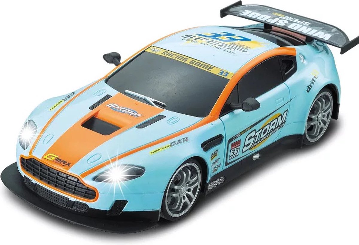 Porsche RC Radiografisch Bestuurbare Auto - RC Auto - Porsche MT1200 Blauw - Schaal 1:12 - 30km/h - 2.4GHz - Bereik 50 meter - Bestuurbare Auto voor kinderen en volwassenen