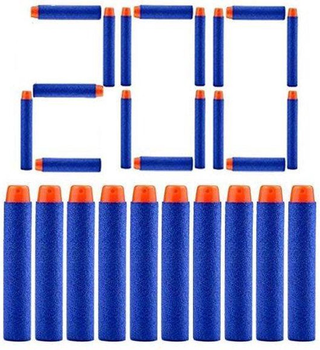 Universele pijlen - geschikt voor Nerf N-Strike Elite - 200 stuks
