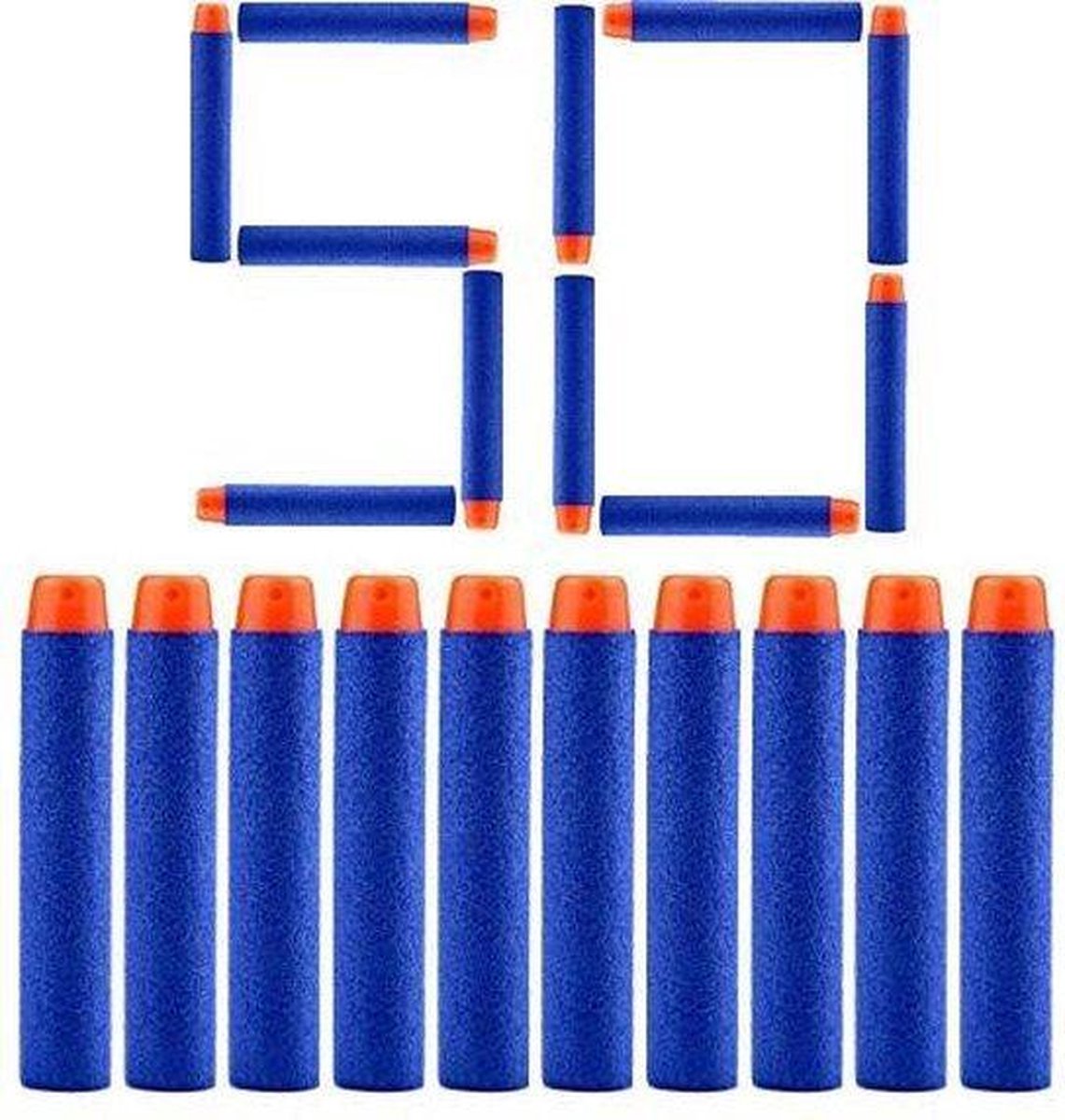 Universele pijlen - geschikt voor Nerf N-Strike Elite - 50 stuks