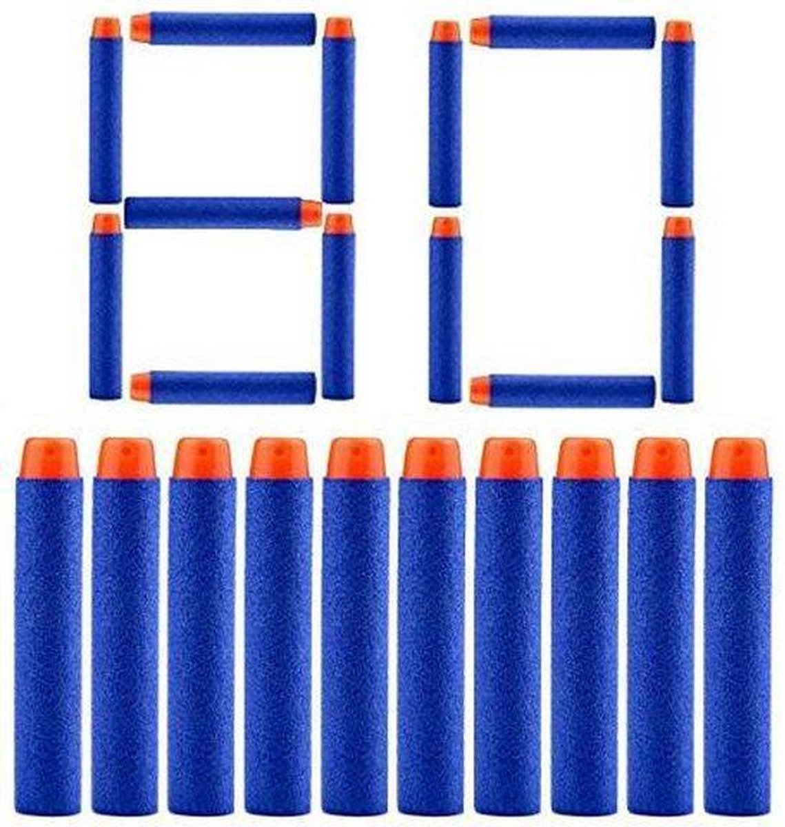 Universele pijlen - geschikt voor Nerf N-Strike Elite - 80 stuks