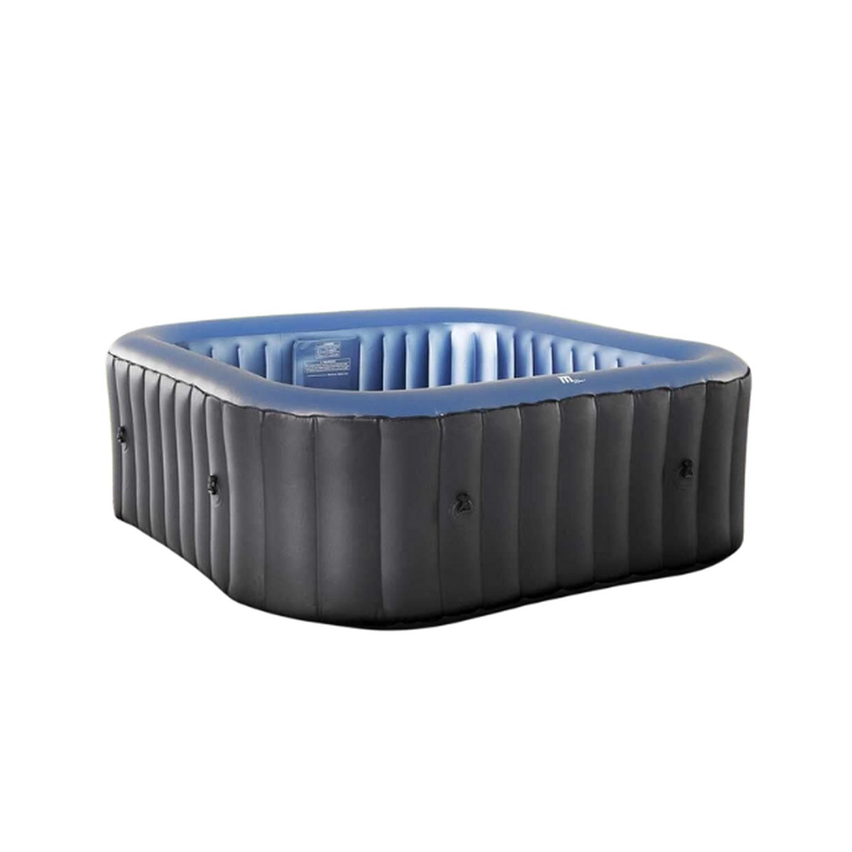 Jacuzzi Opblaasbaar Vierkant - Jacuzzi Opblaasbaar 4 Persoons Met 132 Massage Jets - Jacuzzi Spa Voor 6 Personen Anti-Frost Technologie