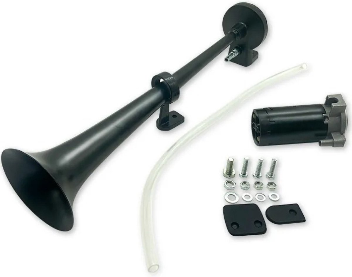 Luchthoorn 12 Volt - Luchthoorn Met Compressor 150 db - Luchthoorn Toeter Vrachtwagen Auto Motor Scooter