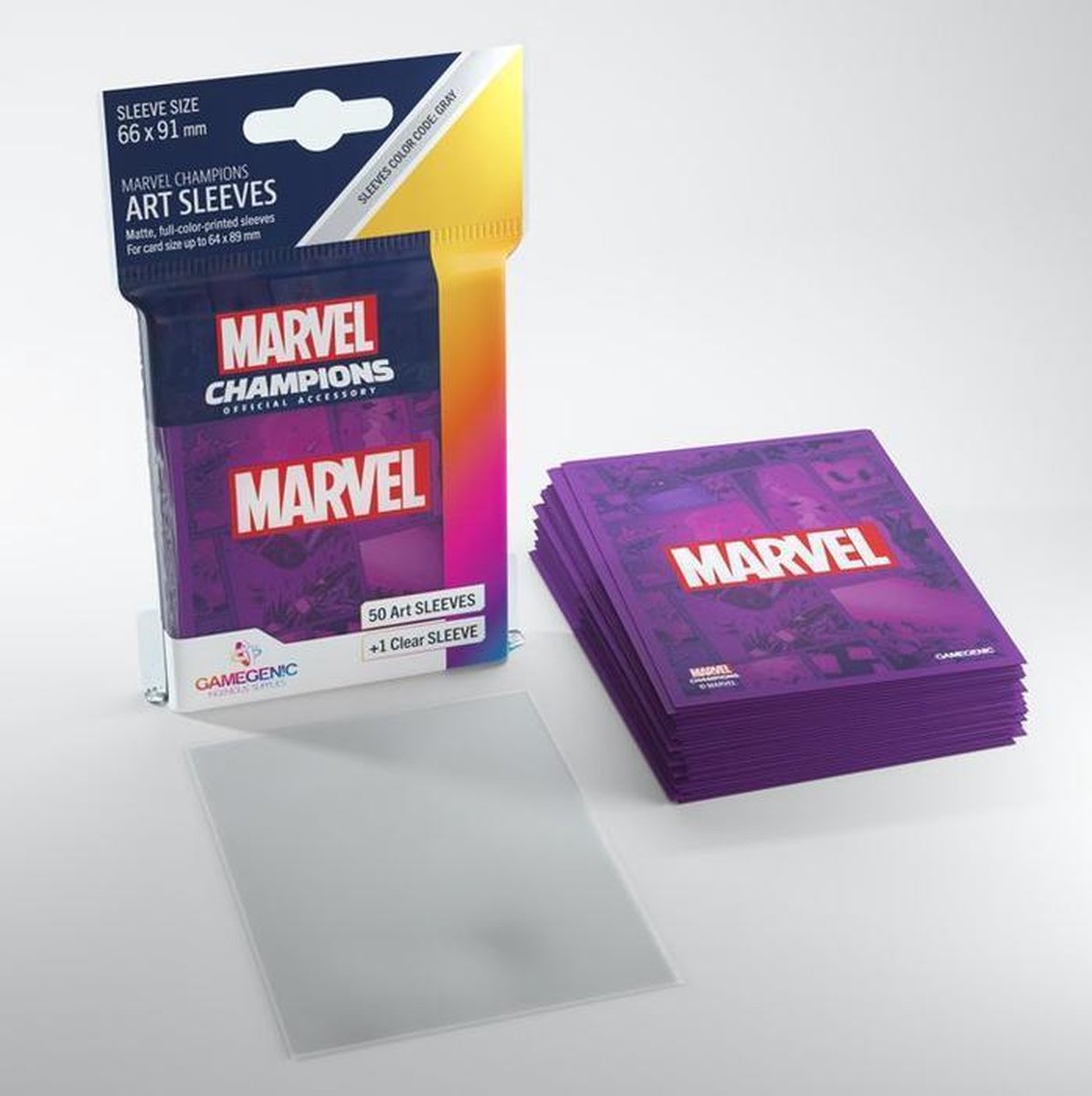 Marvel Purple Art Sleeves Gamegenic