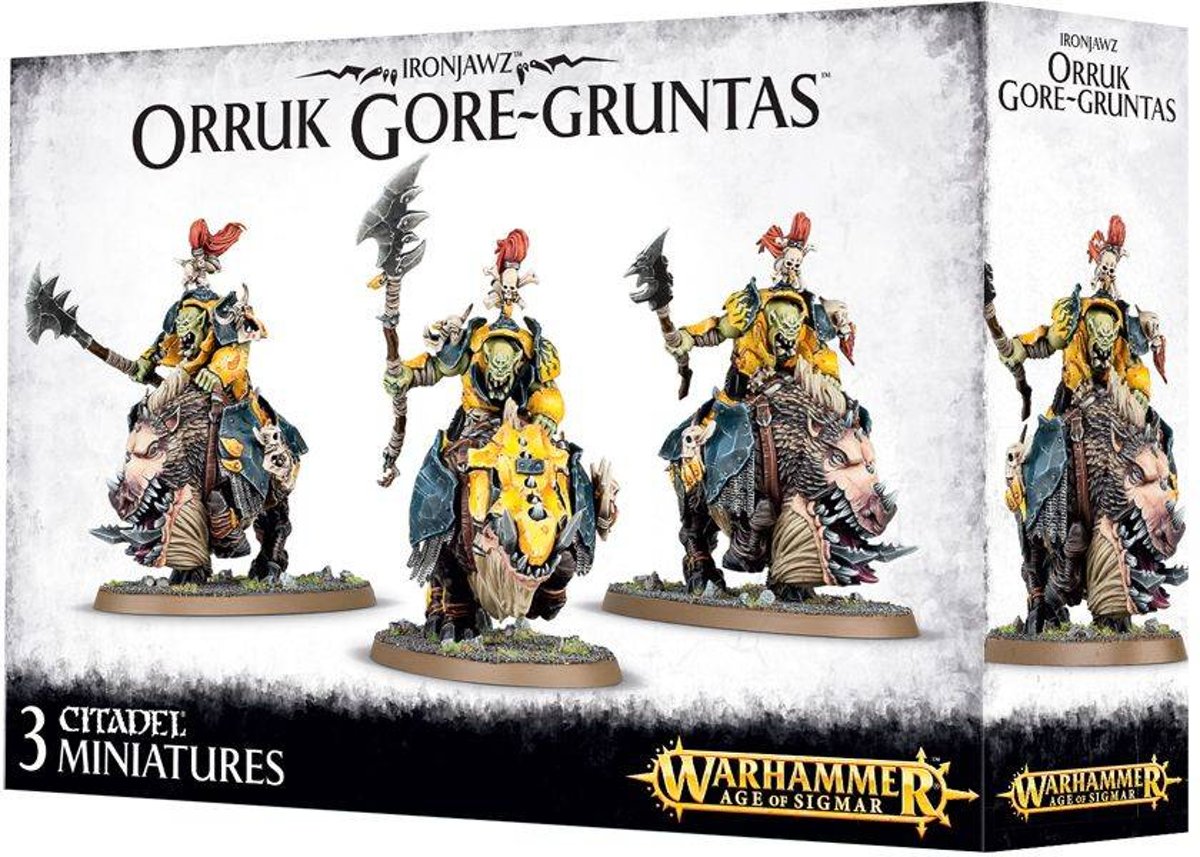 Age of Sigmar Orruks Ironjawz: Orruk Gore-Gruntas