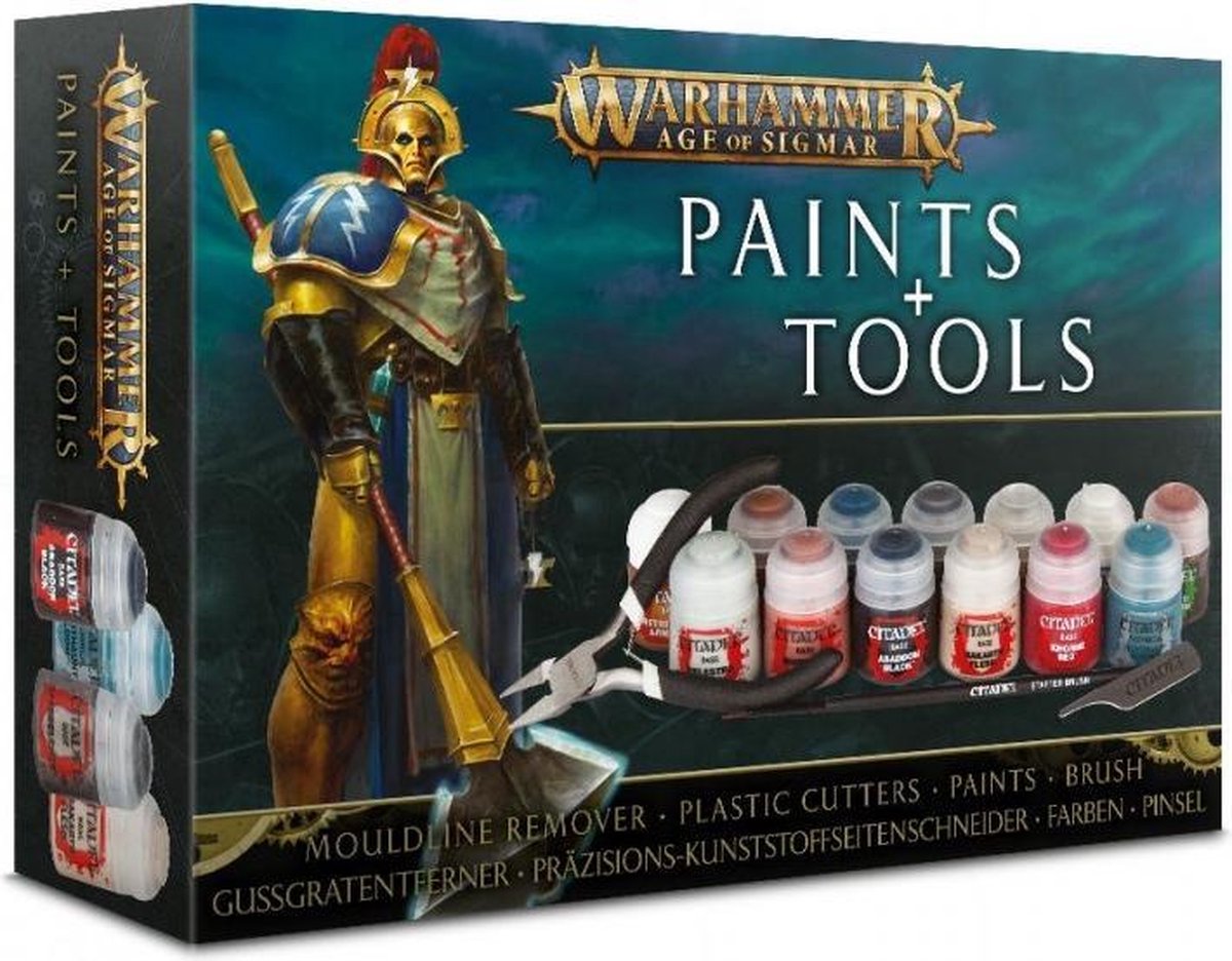 Age of Sigmar Paints + Tools