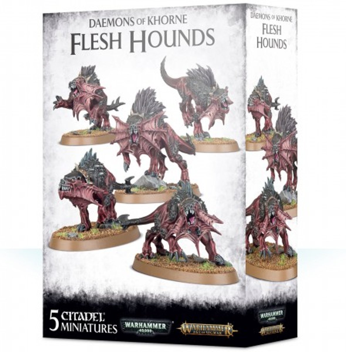 Age of Sigmar/Warhammer 40.000 - Daemons of Khorne Flesh Hounds