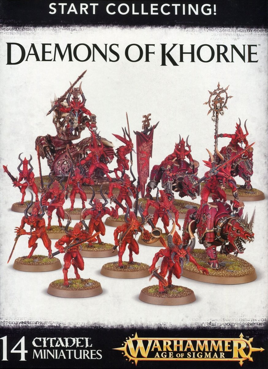 Age of Sigmar/Warhammer 40.000 Start Collecting! Daemons of Khorne