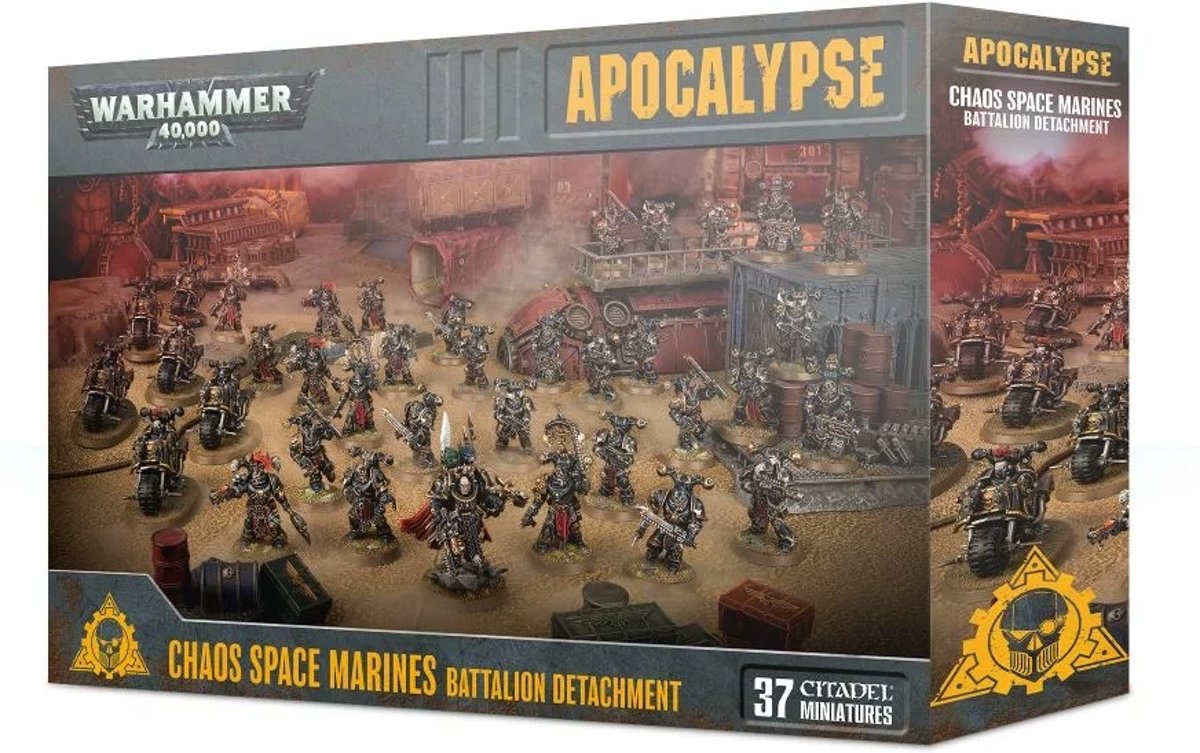 Apocalypse Chaos Space Marines Battalion Detachment