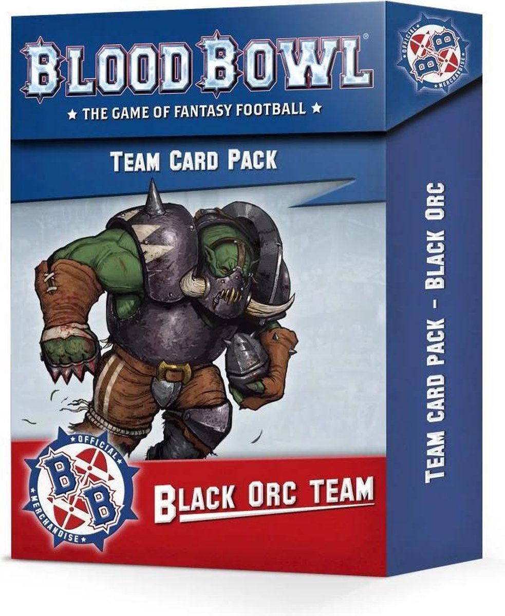 Games Workshop BLOOD BOWL: BLACK ORC TEAM CARD PACK (200-93)