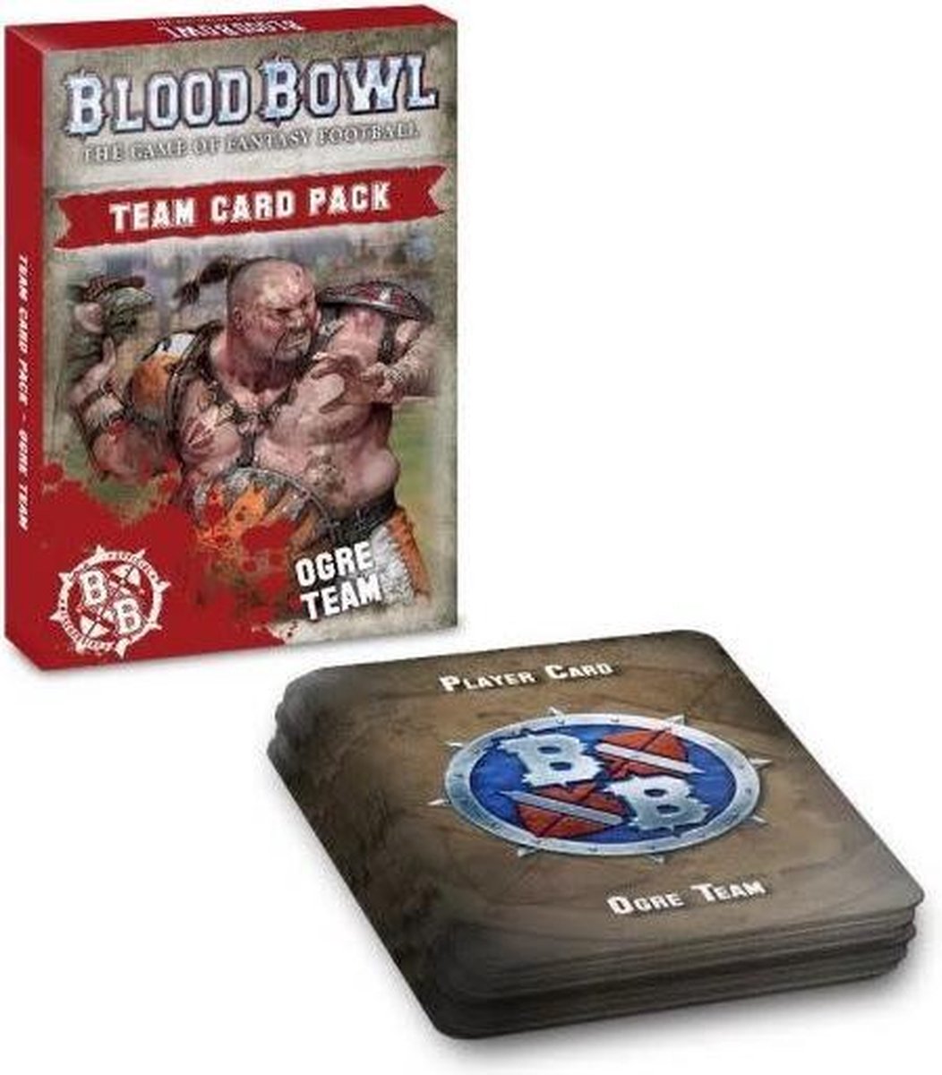 Games Workshop Blood Bowl: Ogre Team Card Pack