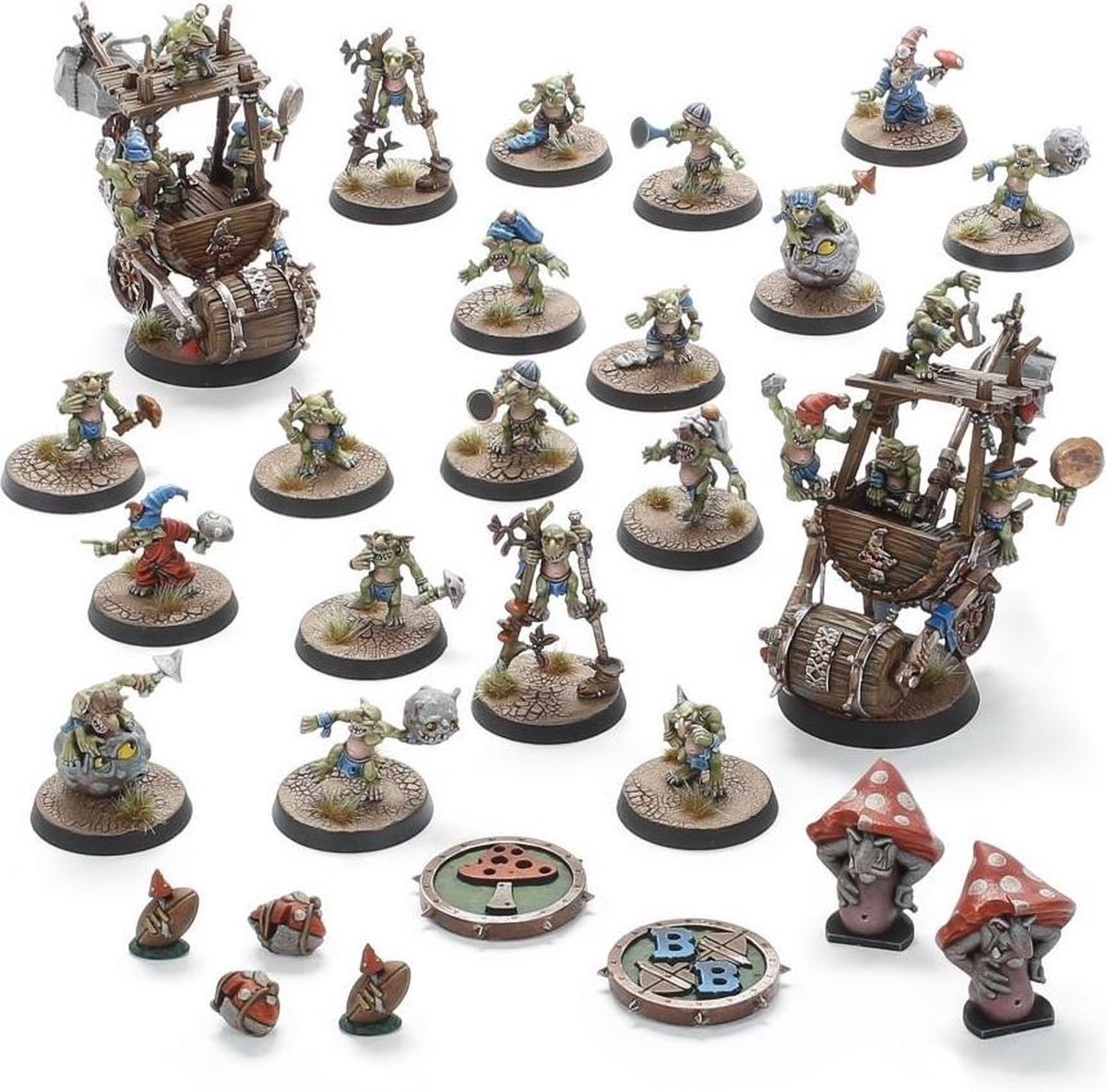 Games Workshop Crud Creek Nosepickers Snotling Blood Bowl Team Verzamelfiguur Volwassenen en kinderen