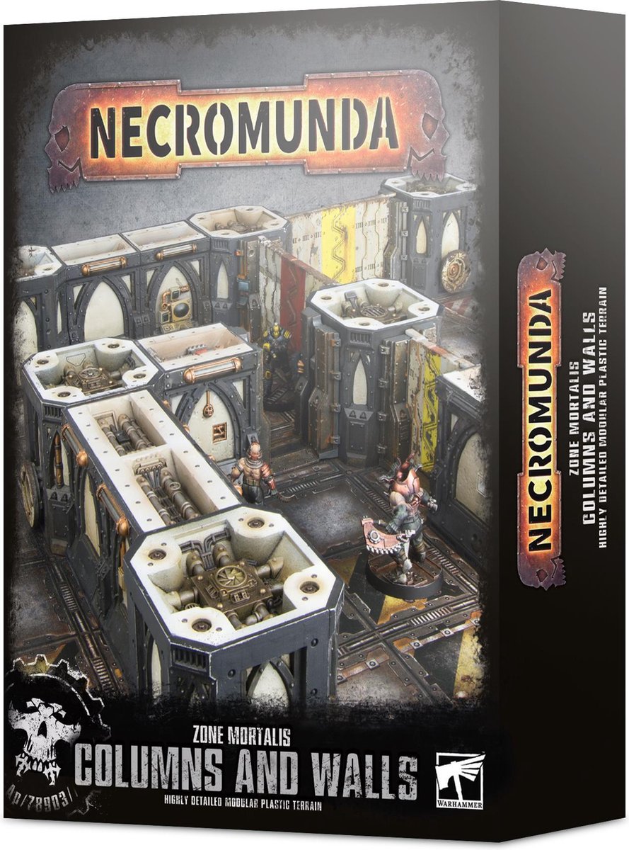 Necromunda Zone Mortalis Columns and Walls