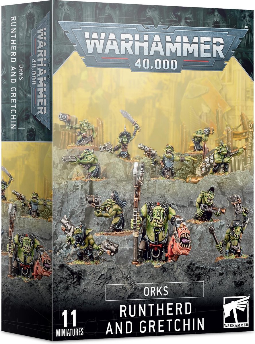 Orks Runtherd and Gretchin