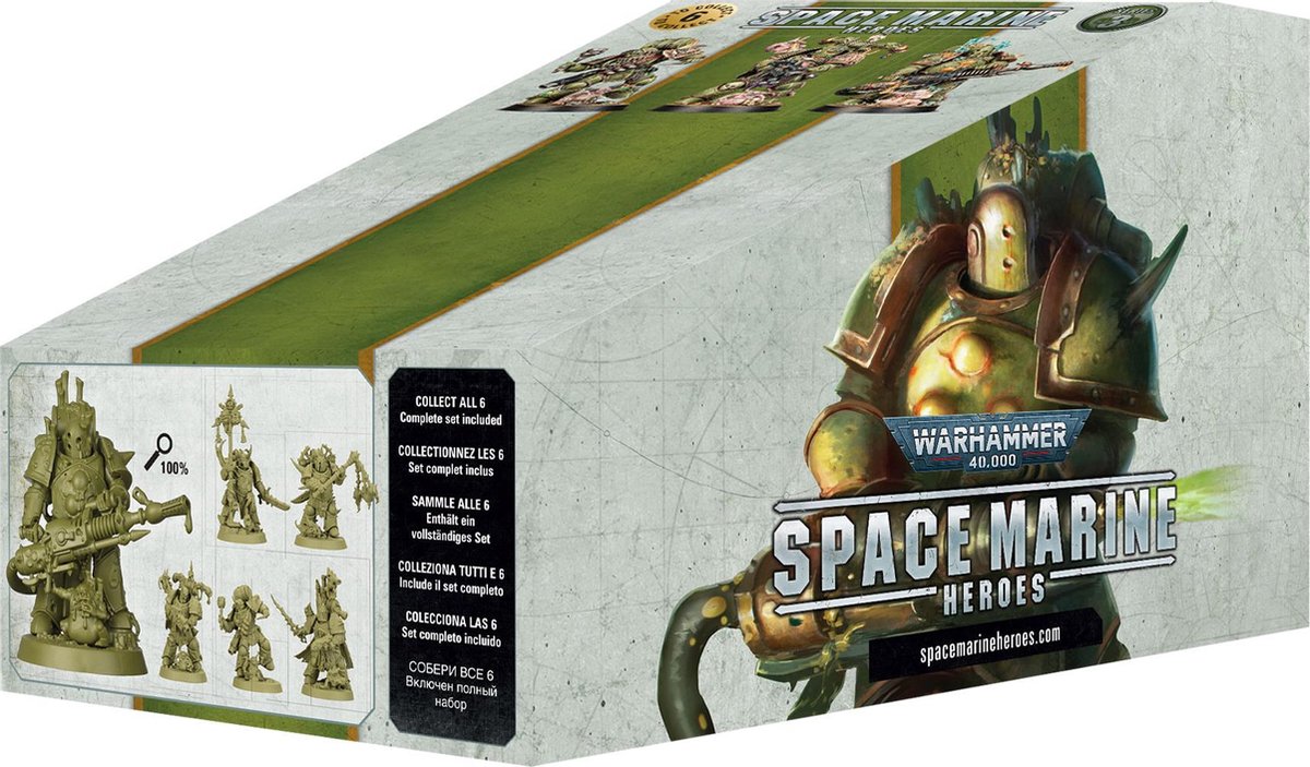 Space Marine Heroes Series 3 Complete set (Deathguard)