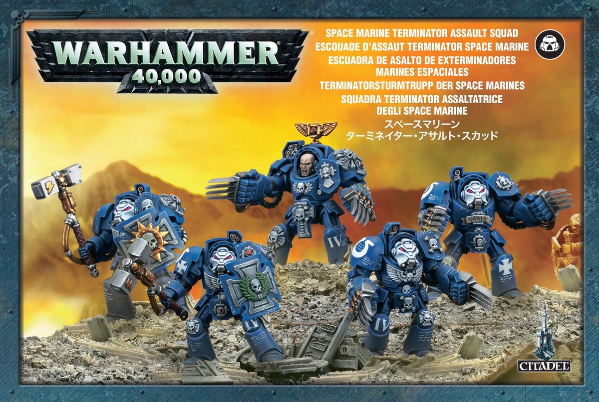 Space Marines Terminator Assault Squad