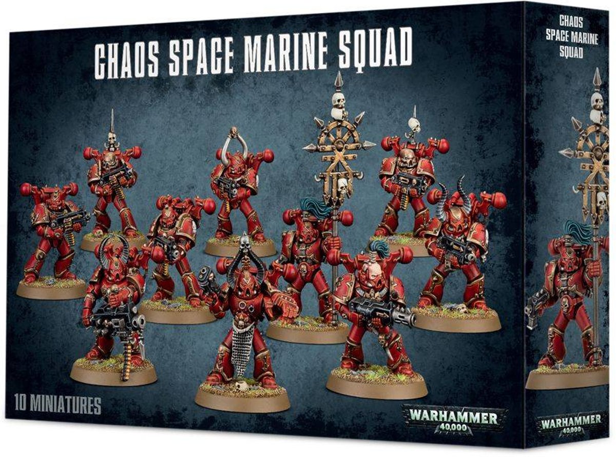 Warhammer 40,000 Chaos Heretic Astartes Chaos Space Marines: Tactical Squad