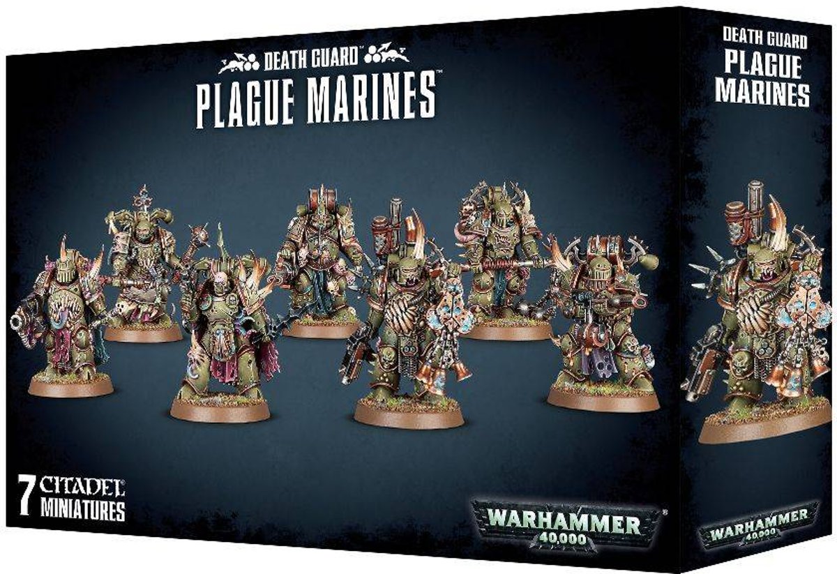 Warhammer 40,000 Chaos Heretic Astartes Death Guard: Plague Marines