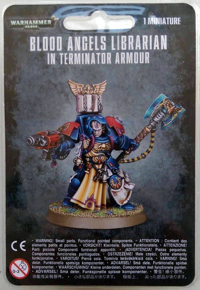 Warhammer 40,000 Imperium Adeptus Astartes Blood Angels: Librarian in Terminator Armour