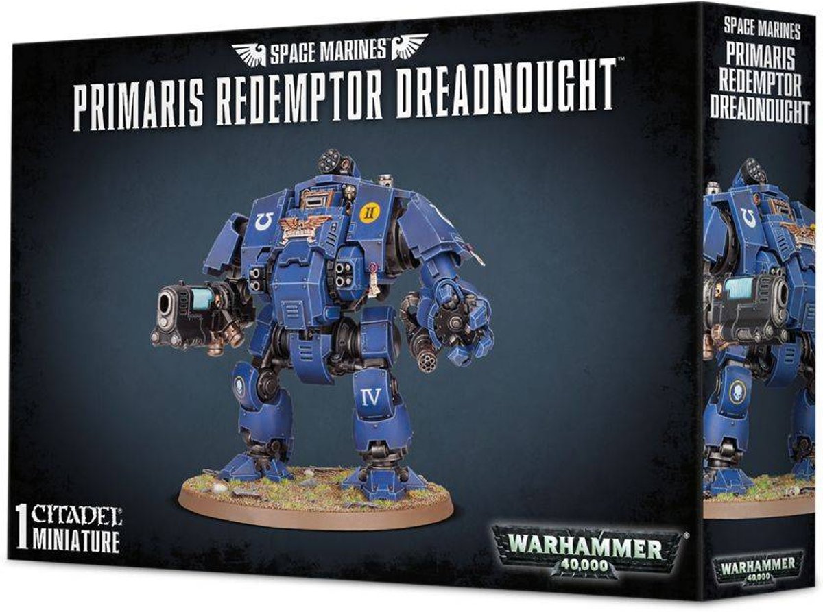 Warhammer 40,000 Imperium Adeptus Astartes Space Marines: Primaris Redemptor Dreadnought